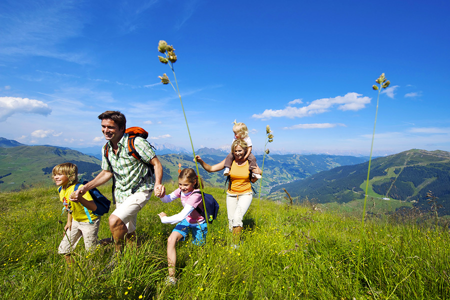 Wandern im Familienurlaub